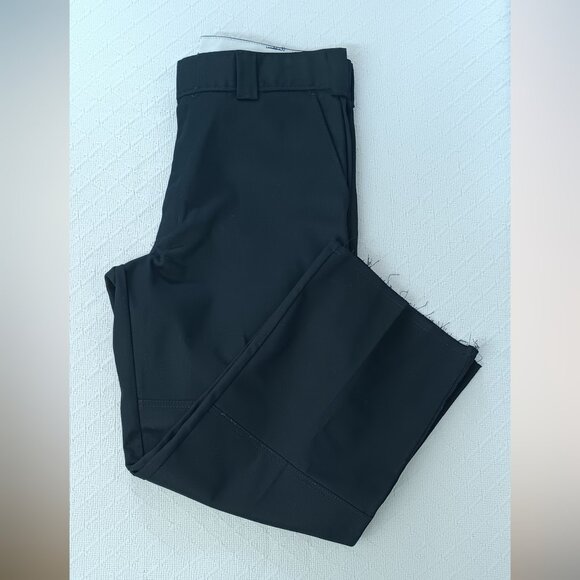 NWT Dickies Men's Loose Fit Double Knee Straight Leg Twill Pants Black 32x27 - Picture 5 of 11